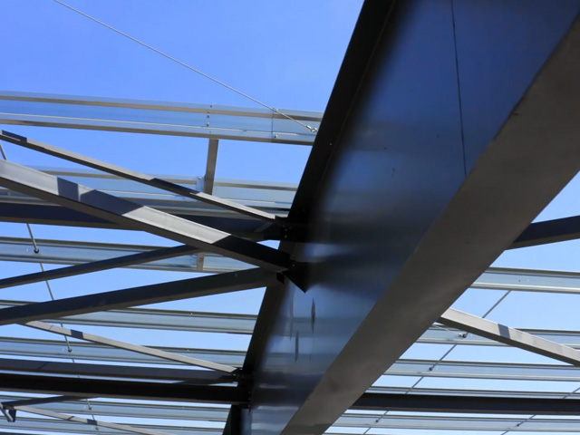 photo-bandeau-structure-metallique-poutre vue finale structure métallique